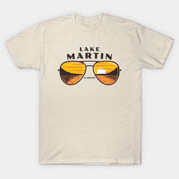 Lake Martin Sunglasses • Shades T-Shirt by Alabama Lake Life